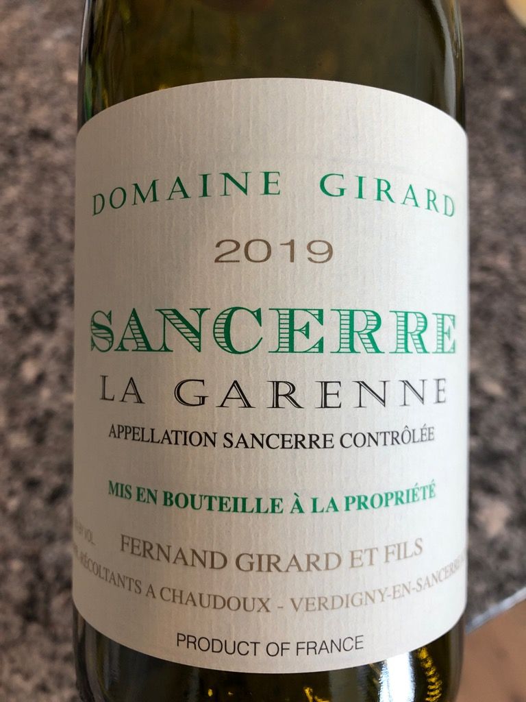 Domaine Girard La Garenne Sancerre Blanc