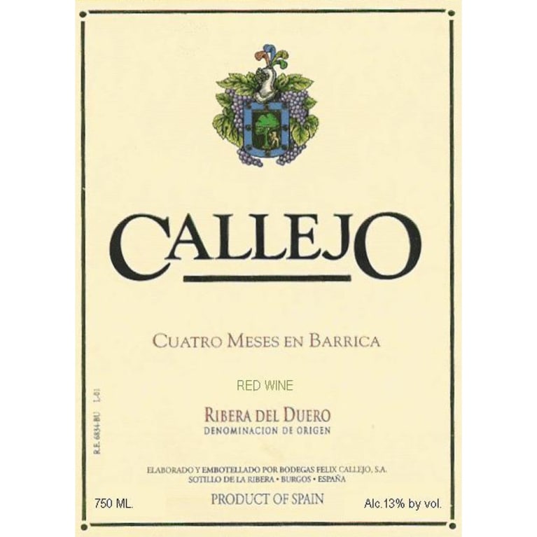 Felix Callejo Cuatro Meses En B Tempranillo