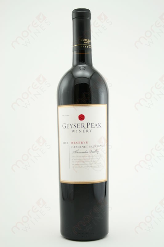 Geyser Peak Reserve Cabernet Sauvignon