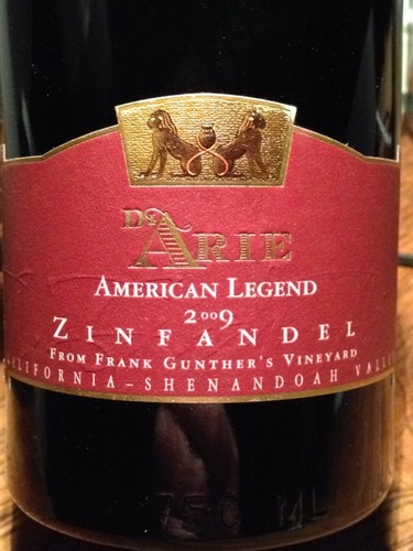 C. G. Di Arie Zinfandel