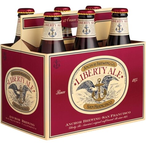 Anchor Steam Liberty Ale 6 Pack Bottles