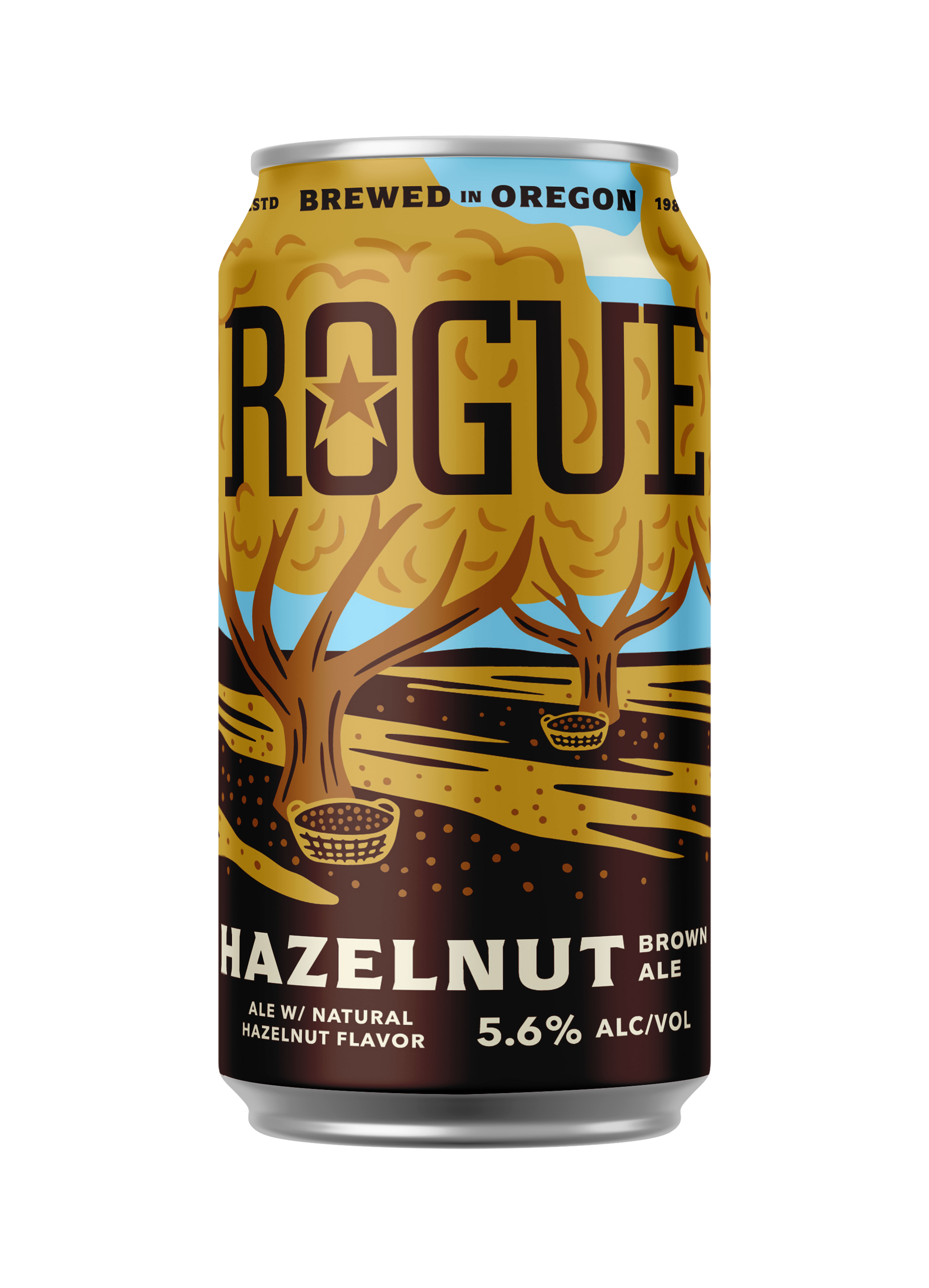 Rogue Hazelnut Brown Nectar Bottle