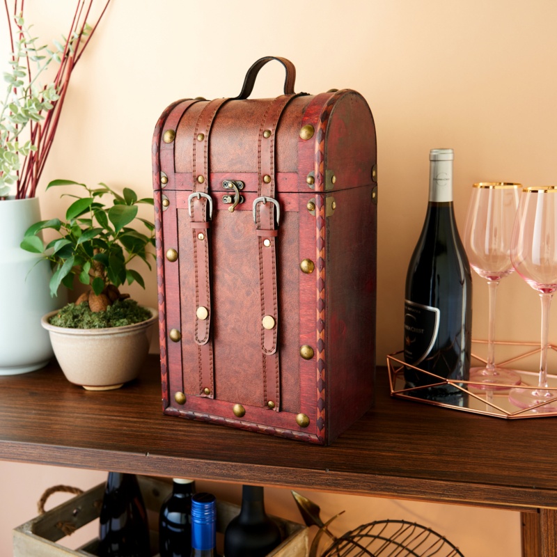True Antique Mash 2 Bottle Wine Box