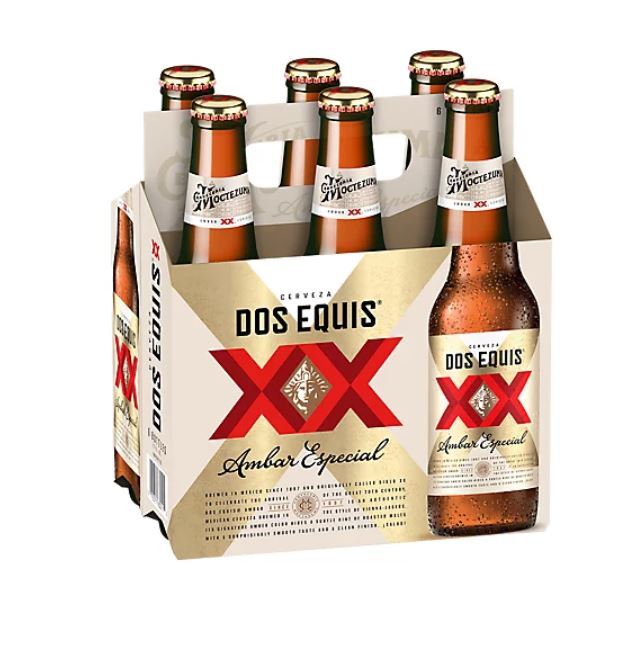 Dos Equis Amber 6 Pack Bottles