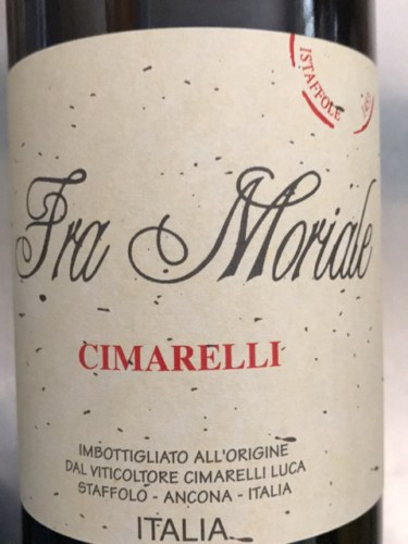 Luca Cimarelli Fra Moriale Verdicchio