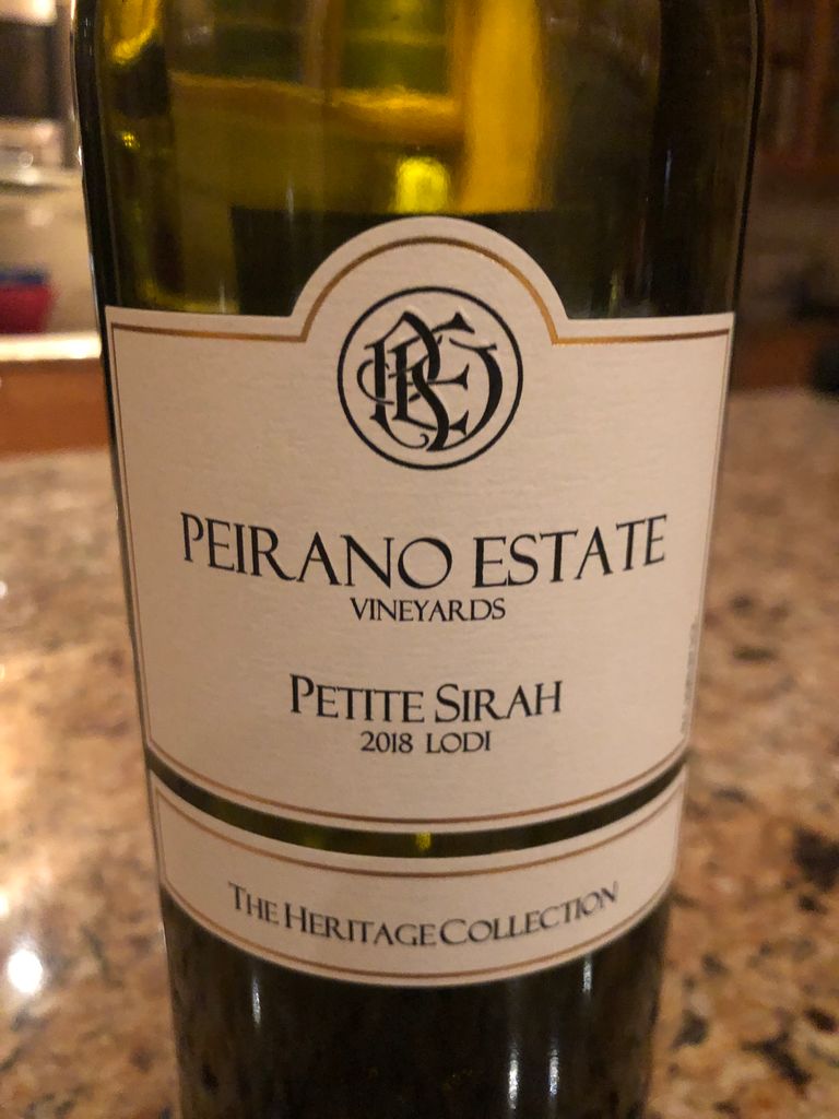 Peirano Estate Petite Syrah