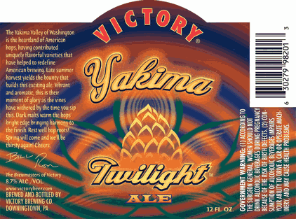Victory Yakima Twilight Ale 6 Pack Bottles