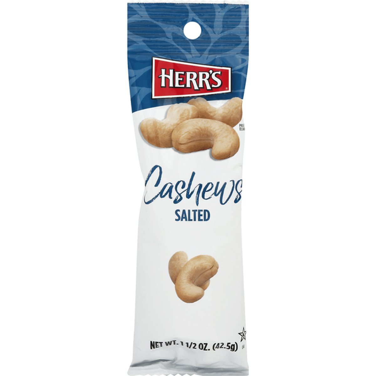 Herr's Tube Salted Cashews