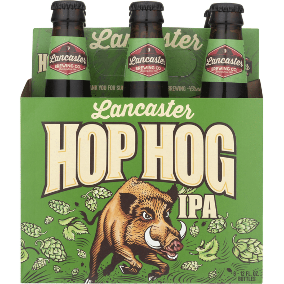 Lancaster Hop Hog IPA 6 Pack Bottles