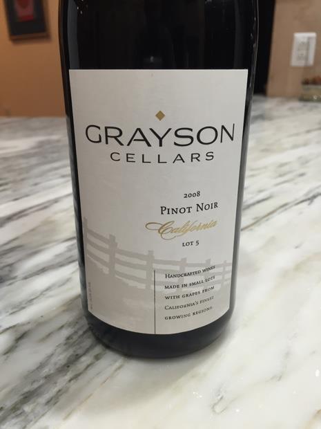 Grayson Cellars Pinot Noir