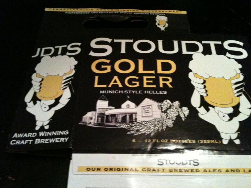 Stoudts Gold Lager 6 Pack Bottles