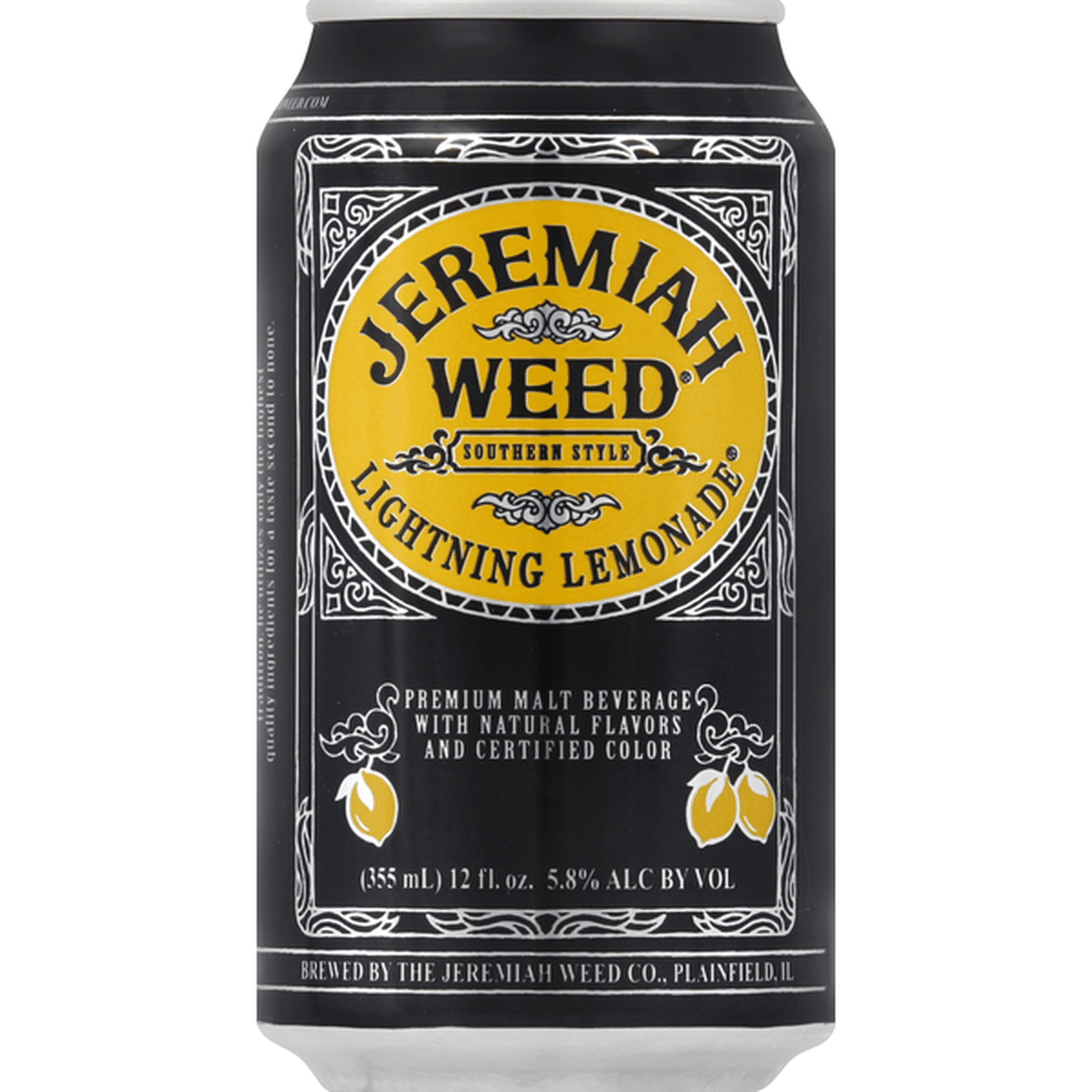 Jeremiah Weed Lightning Lemon 6 Pack Cans