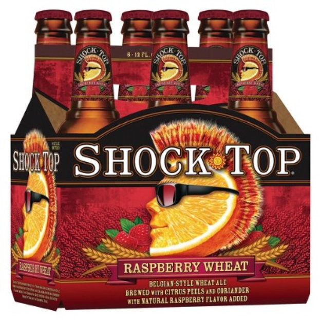 Shock Top Raspberry Wheat 6 Pack Bottles
