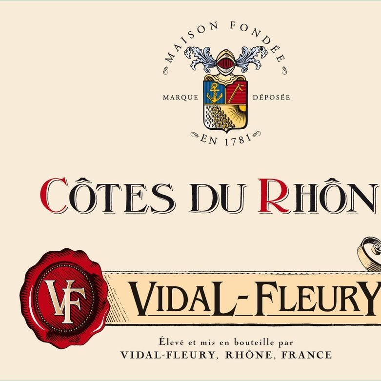 Domaine Le Pigeonnier J Vidal Fle Rhone Red