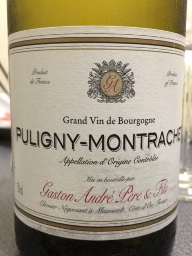 Gaston Andre Puligny Montrachet Burgundy White