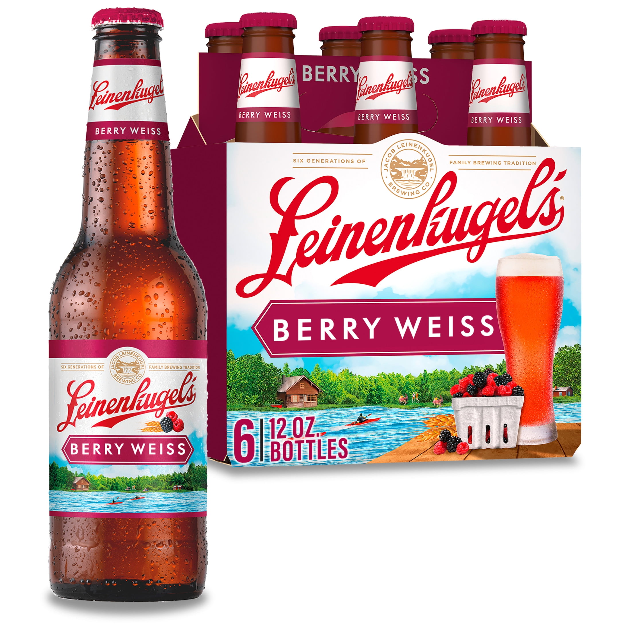 Leinenkugel's Berry Weiss 6 Pack Bottles