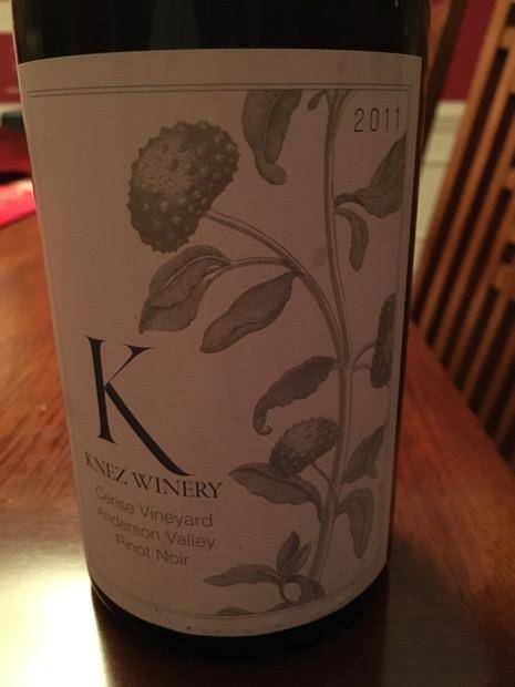 Knez Winery Cerise Vineyard Pinot Noir