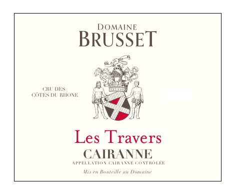 Domaine Brus Laure Les Travers Red Blend