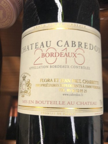 Chateau Cabredon Bordeaux Red