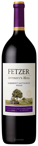 Anthony Hill Fetzer Shiraz