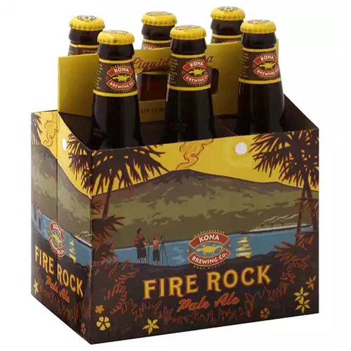 Kona Brw Fire Rock 6 Pack Bottles