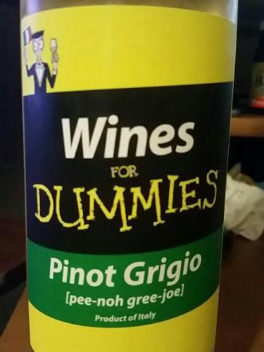 Wines For Dummies Pinot Grigio