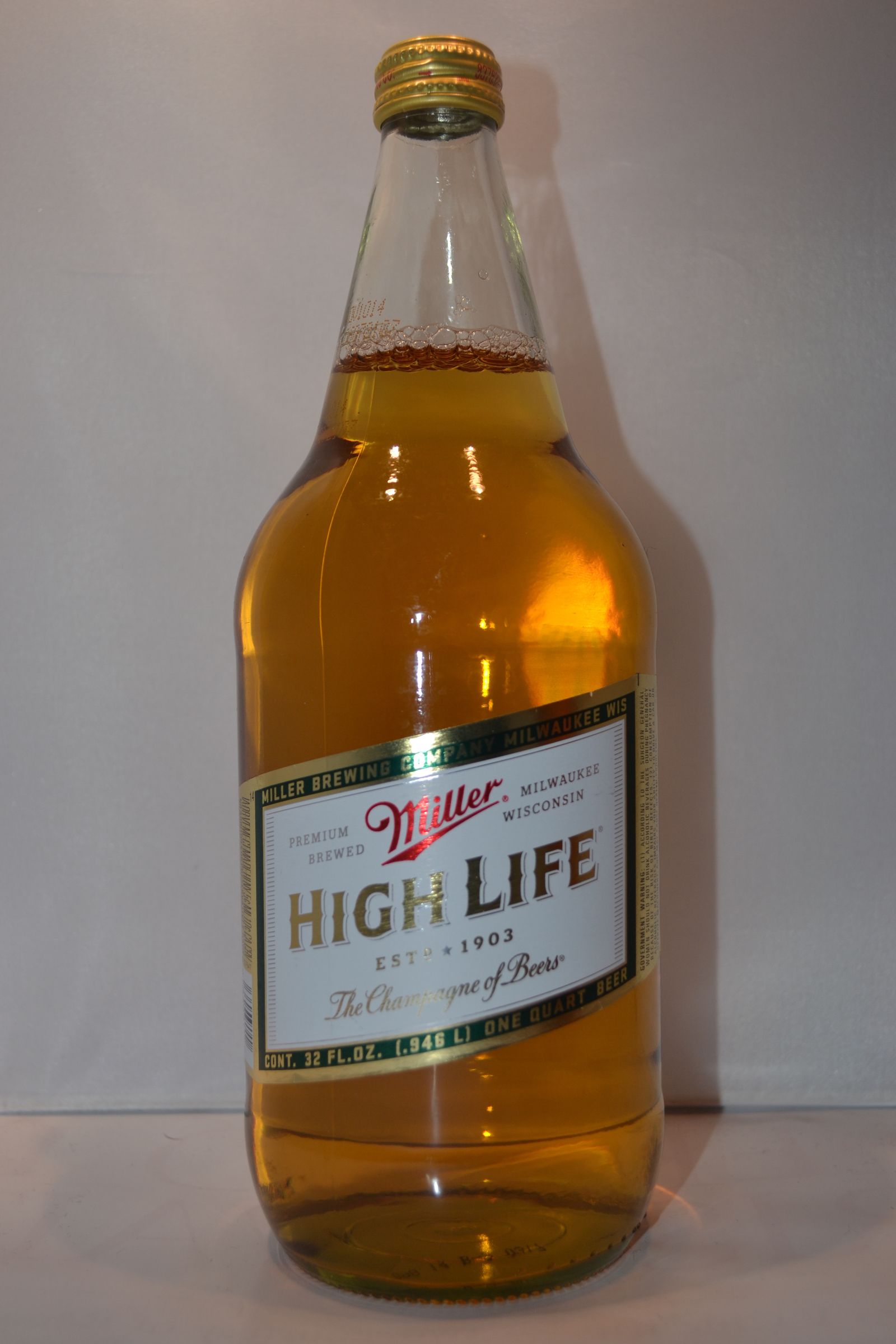 Miller High Life Bottle