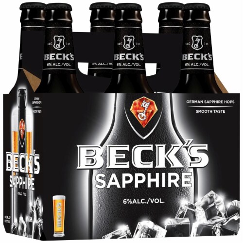 Beck's Sapphire 6 Pack Bottles