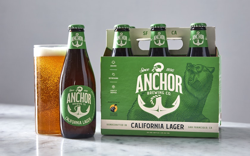Anchor Steam California Lager 6 Pack Bottles