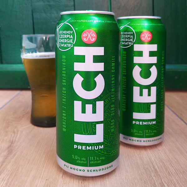 Lech Polish Beer 6 Pack Bottles