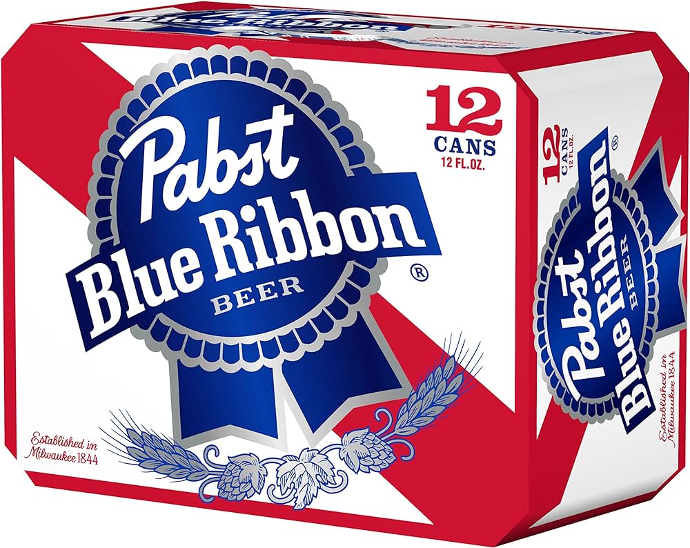 Pabst Blue Ribbon 12 Pack Cans