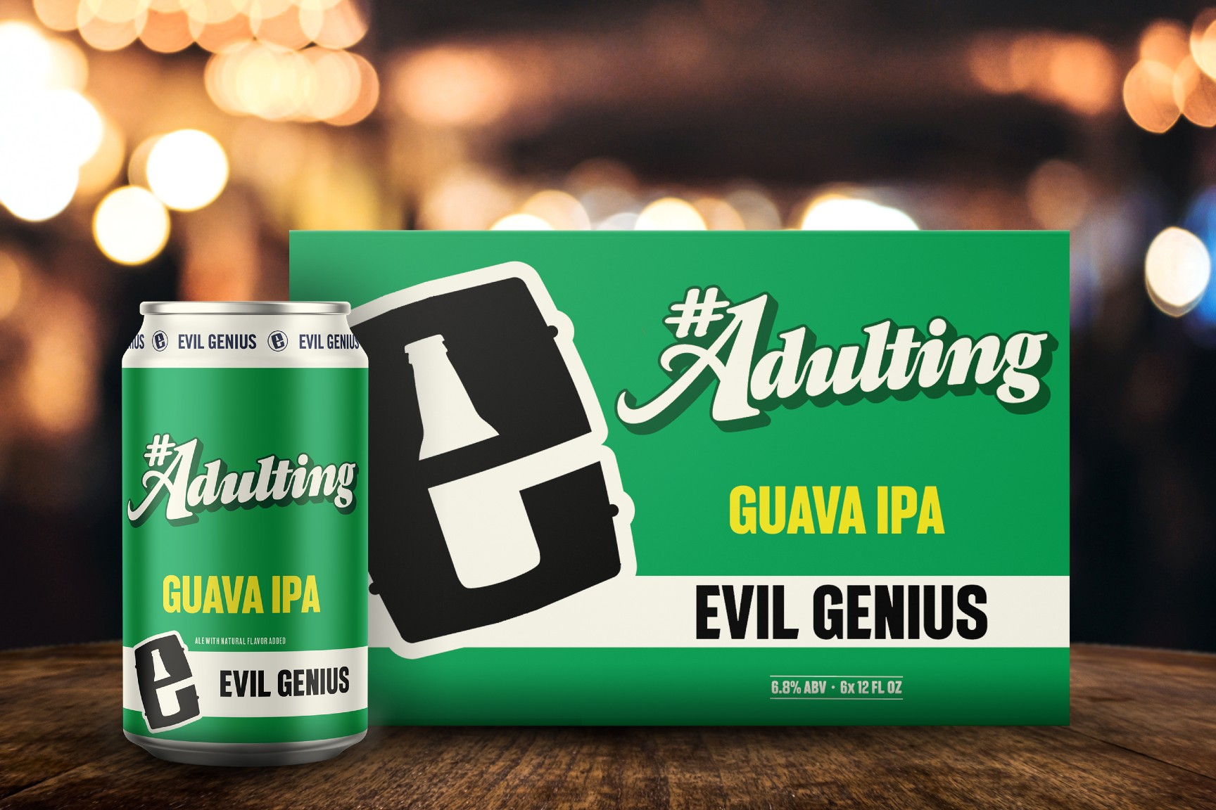 Evil Genius IPA 6 Pack Bottles