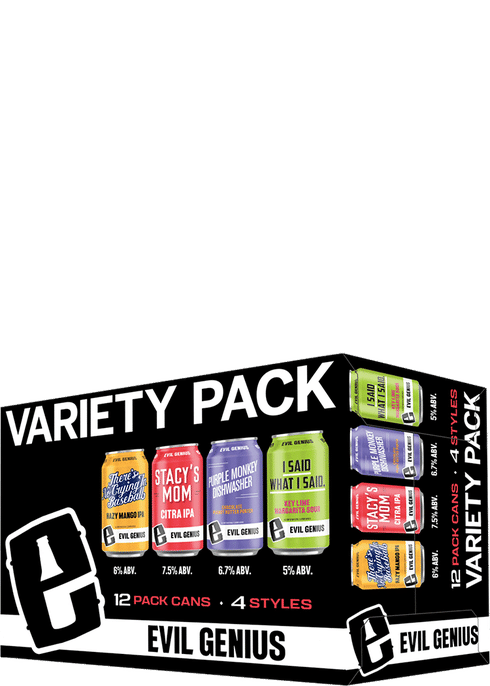 Evil Genius Super Villam 6 Pack Bottles