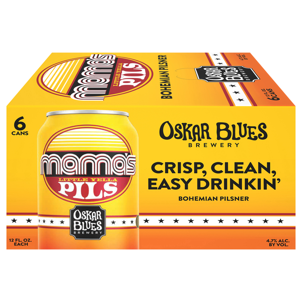 Oskar Blues Mama Yella 6 Pack Cans