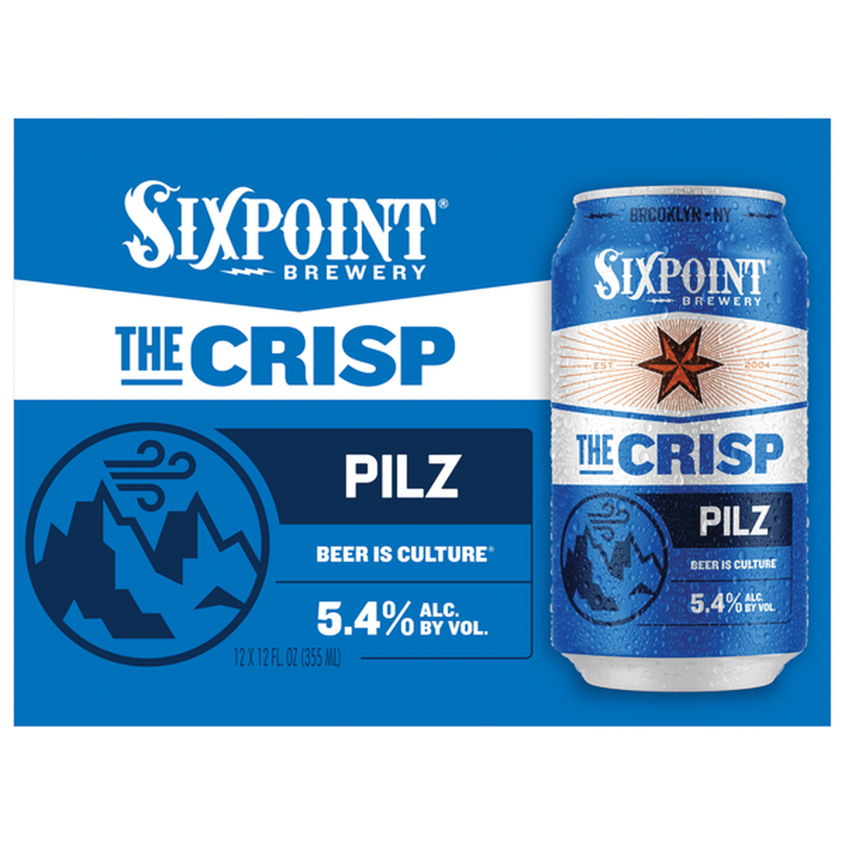 Six Point Crisp 4 Pack Cans