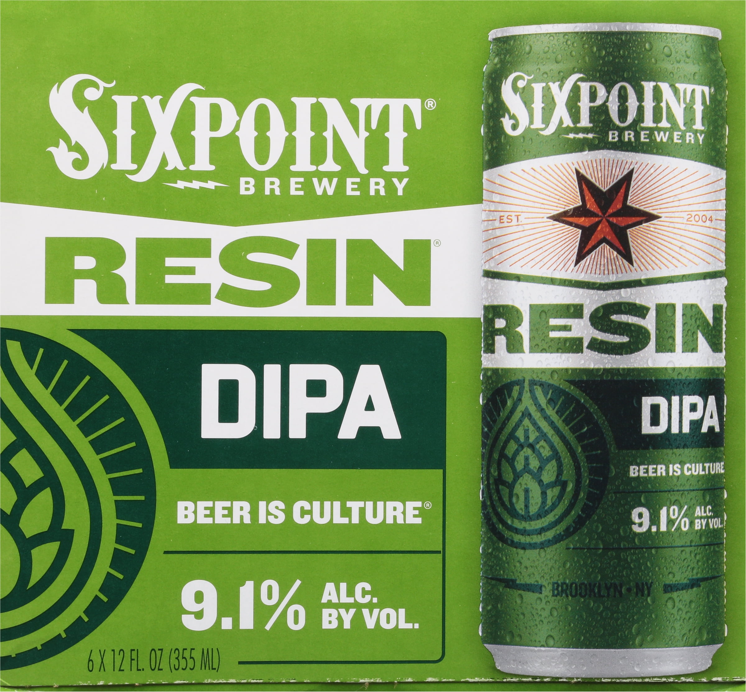 Six Point Resin 4 Pack Cans