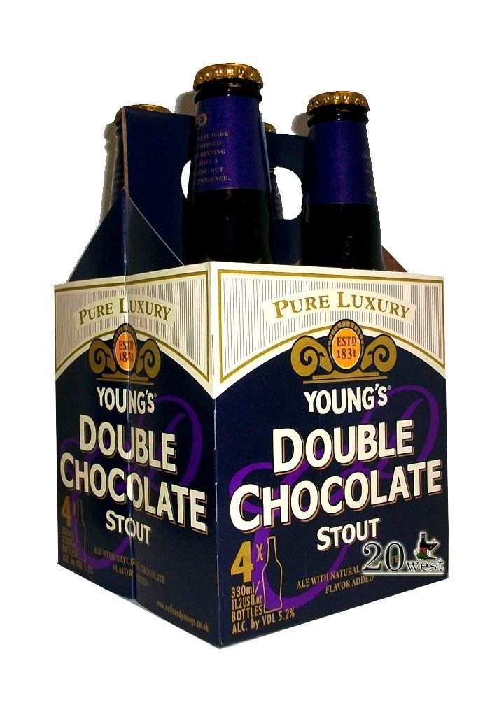 Youngs Double Chocolate 4 Pack Bottles