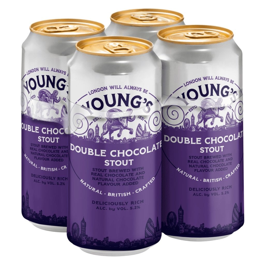 Youngs Double Chocolate 4 Pack Cans