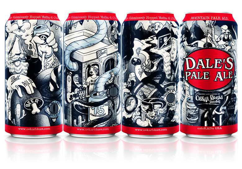 Oskar Blues Deviant Dales IPA 4 Pack Cans