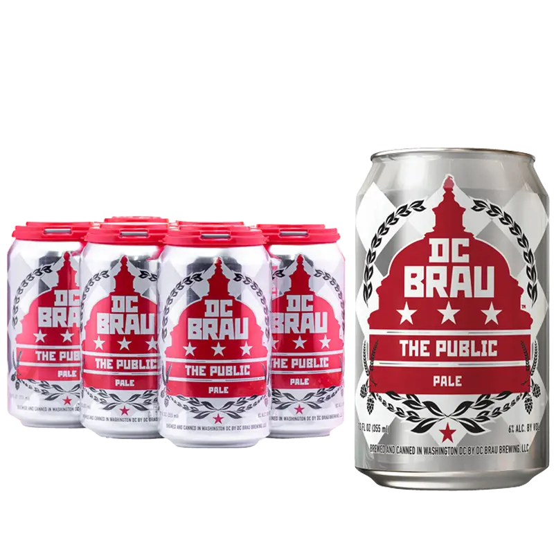Dc Brau Public 6 Pack Cans