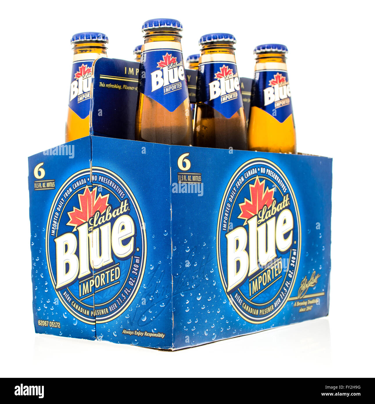 Labatt Blue 6 Pack Bottles