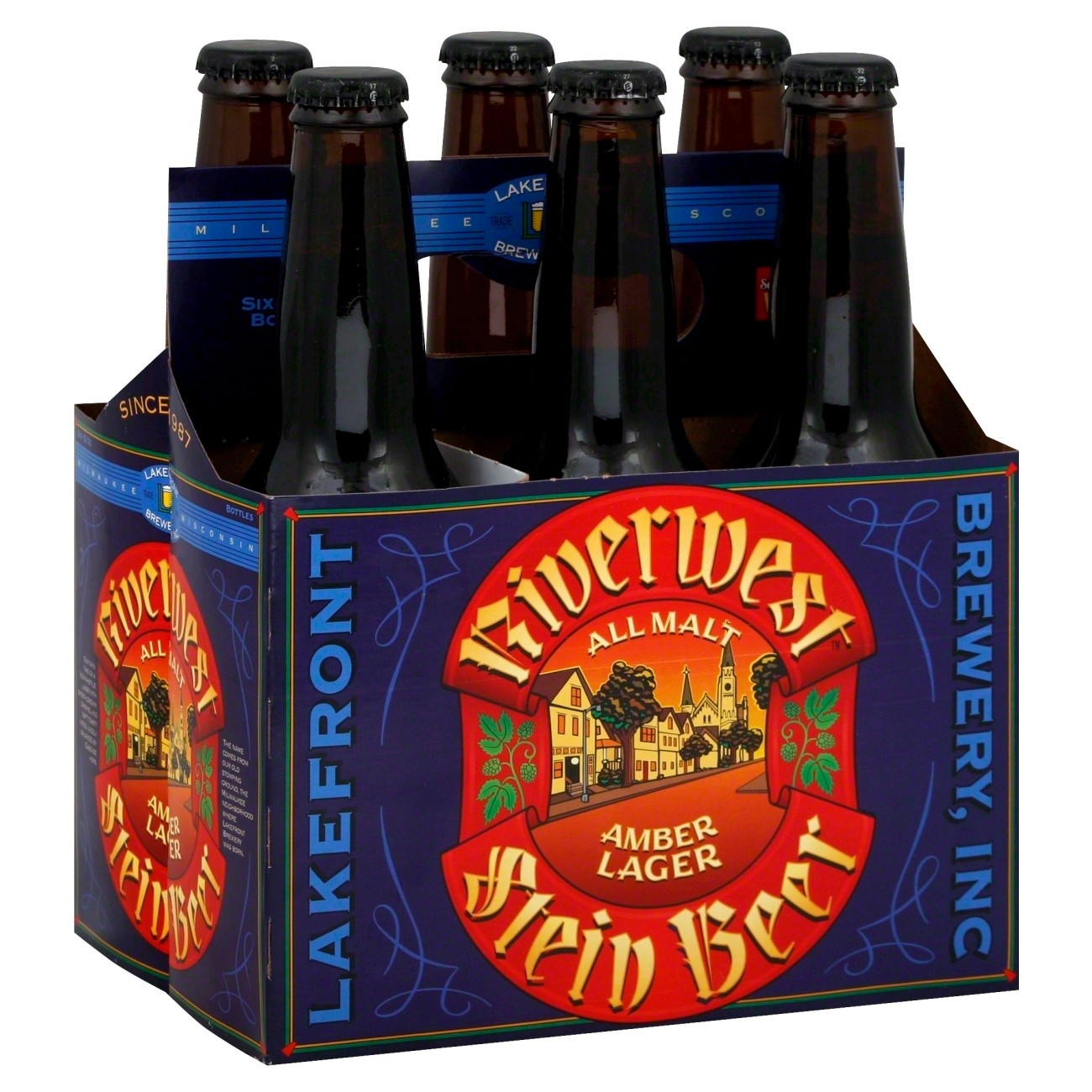 Lakefront Riverwest Amber Lager 6 Pack Bottles
