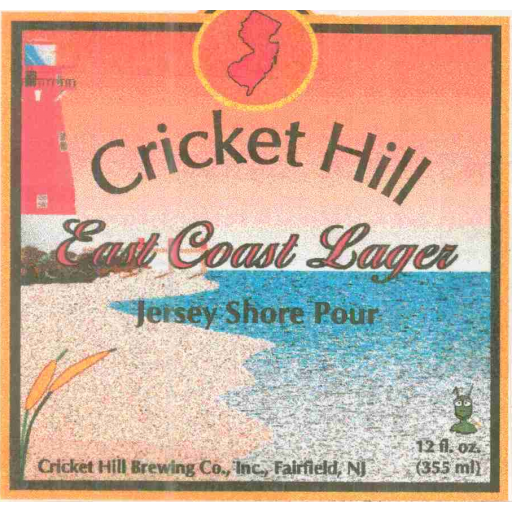 Cricket Hill East Coast Lager 6 Pack Bottles
