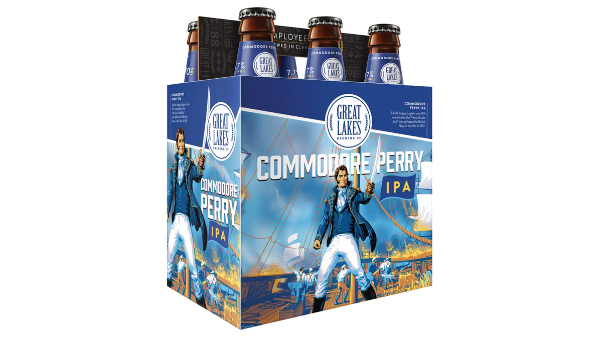 Grt Lake Commodore Perry IPA 6 Pack Bottles