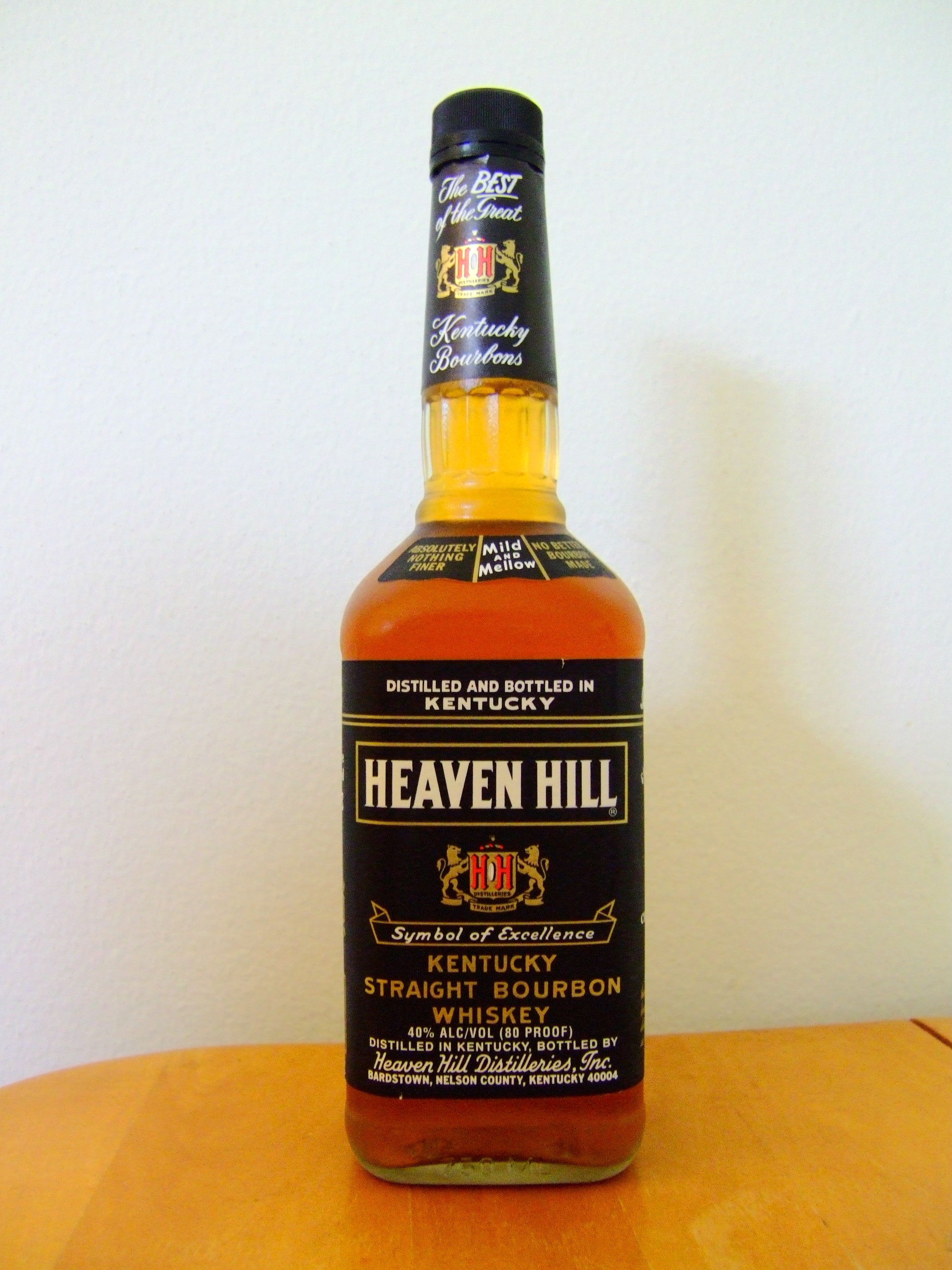 Heaven Hill Black Kentucky Bourbon