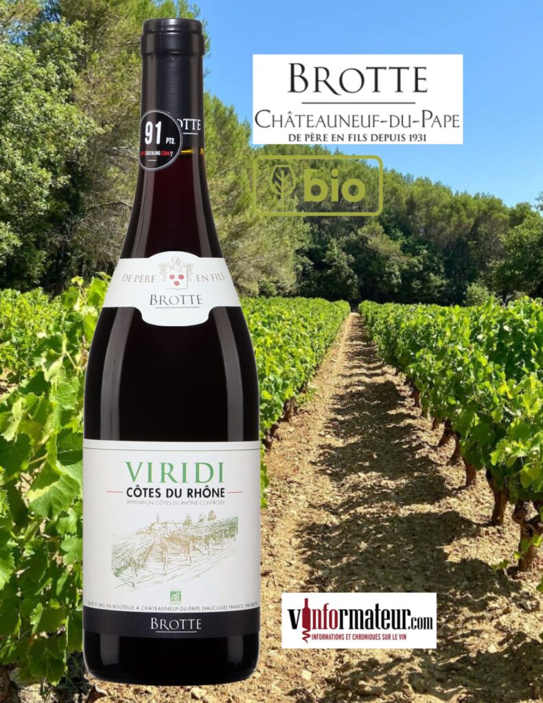 Brotte Vieilles Vignes Chateau Du Pa Rhone Red