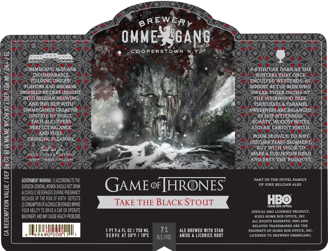 Ommegang Take The Black Game Of Bottle