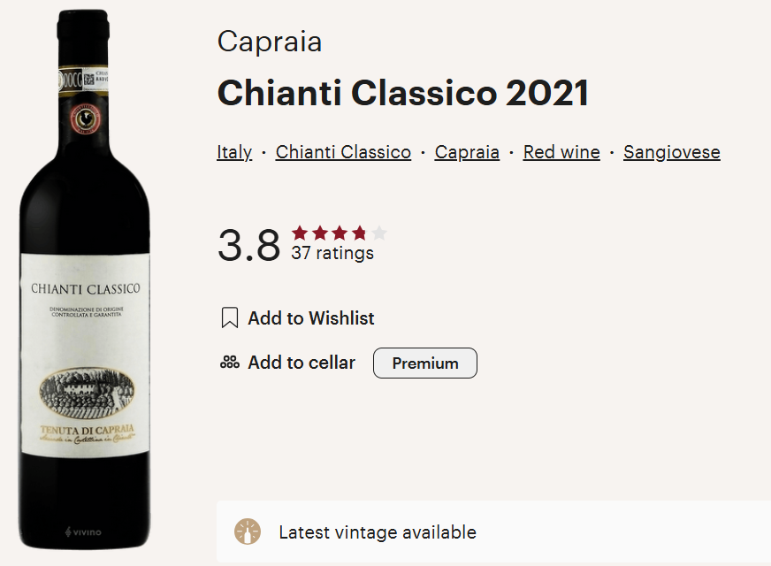 Tenuta Di Capraia Chianti Classico