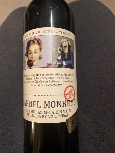 Barrel Monkey Shiraz