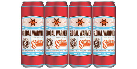 Six Point Global Warmer 4 Pack Cans